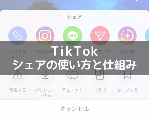 TikTokでシェア機能の使い方!シェア数の確認方法や通知の有無についても解説します